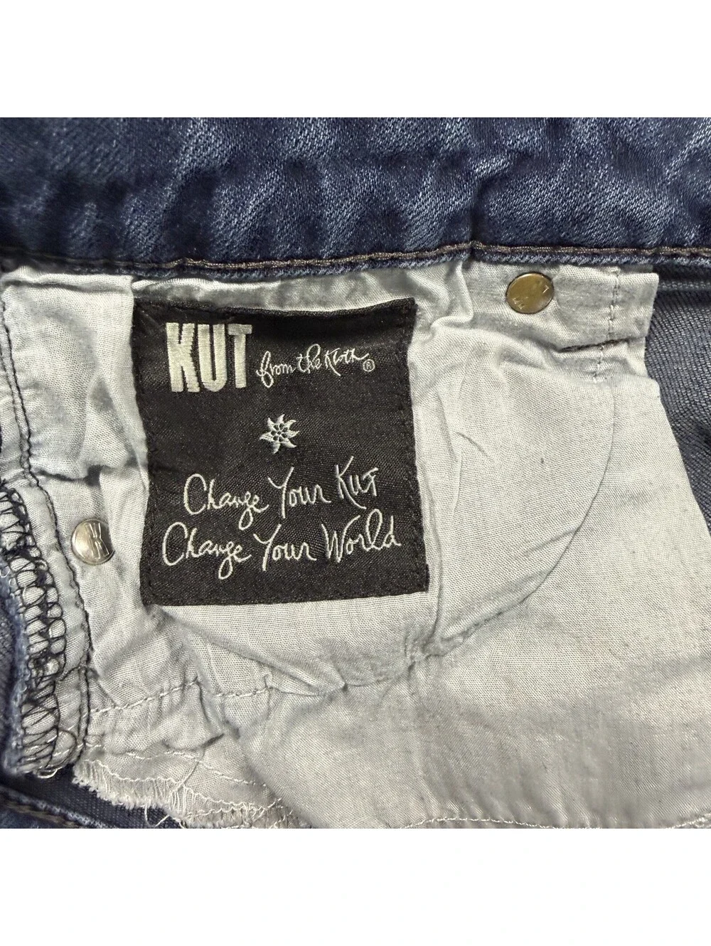KUT from the Kloth Women's Blue Denim Skinny Jeans, Size 8